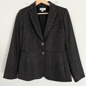 Tahari by ASL Leopard Animal Print Blazer, Size 2 NWOT